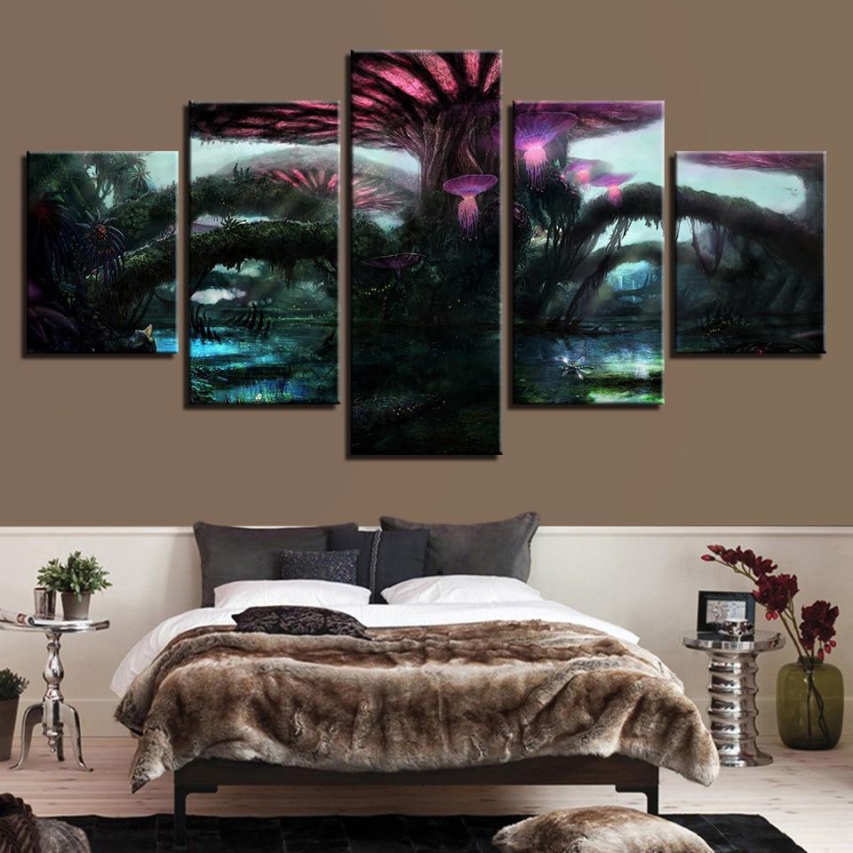Dragonfly And Tree – Nature Canvas Wall Art
