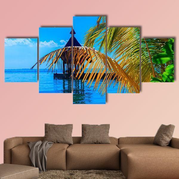 Dreamscape Escape On Maldives Nature Canvas Wall Art