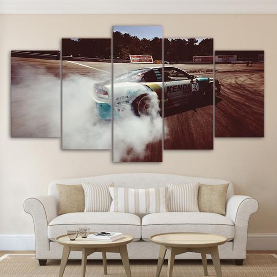 Drifting 08- Automative Canvas Wall Art