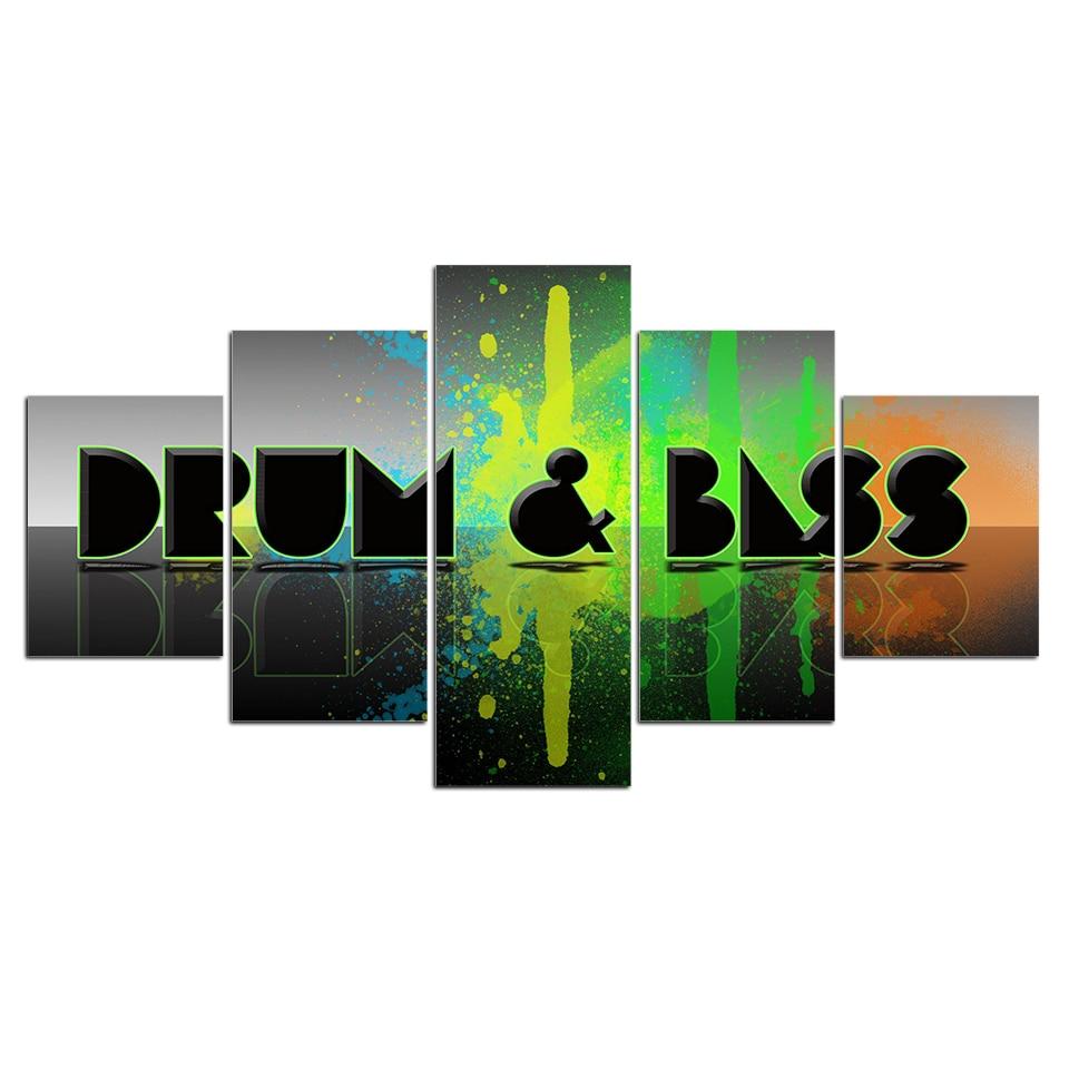 Drum And Bass – Music Canvas Wall Art