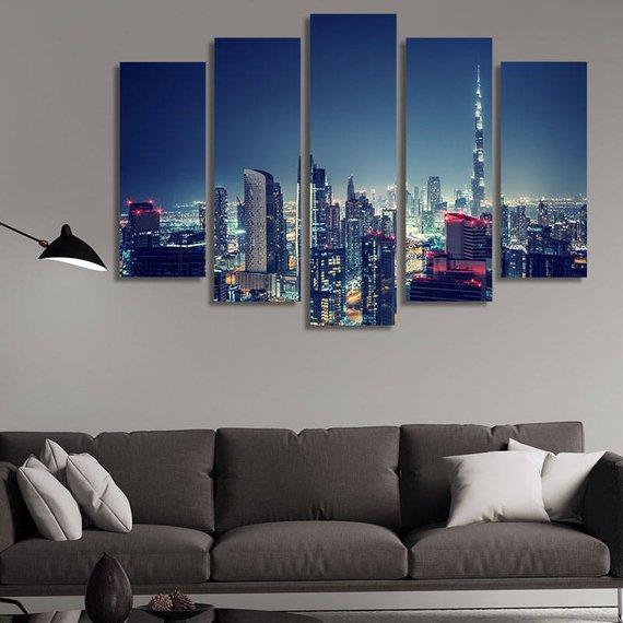 Dubai City United Arabian Emirates – Nature Canvas Wall Art