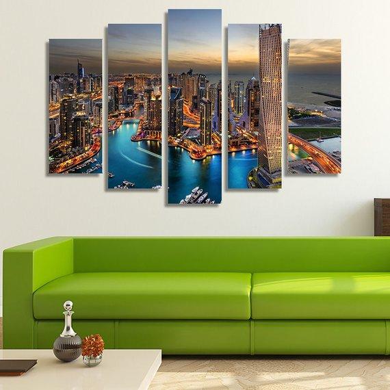 Dubai Marina – Nature Canvas Wall Art