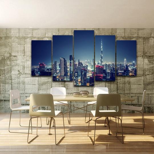 Dubai Skyline Uae 12 – Nature Canvas Wall Art