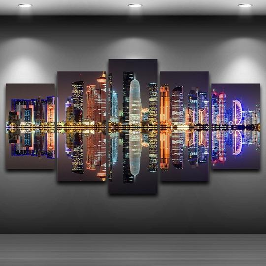 Dubai Uae Skyline 1 – Nature Canvas Wall Art