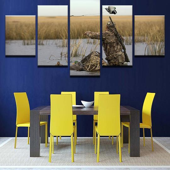 Duck Hunting 09 – Animal Canvas Wall Art