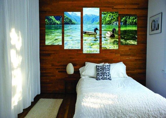 Ducks On A Lake – Animal Canvas Wall Art