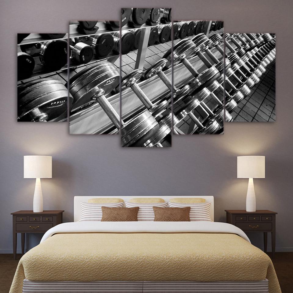 Dumbbells Fitness – Sport Canvas Wall Art