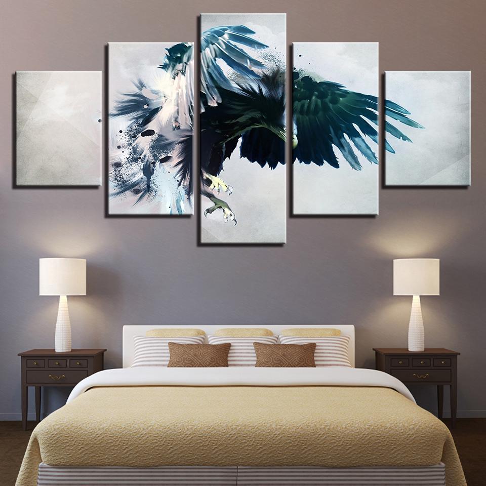 Eagle 2 – Abstract Animal Canvas Wall Art