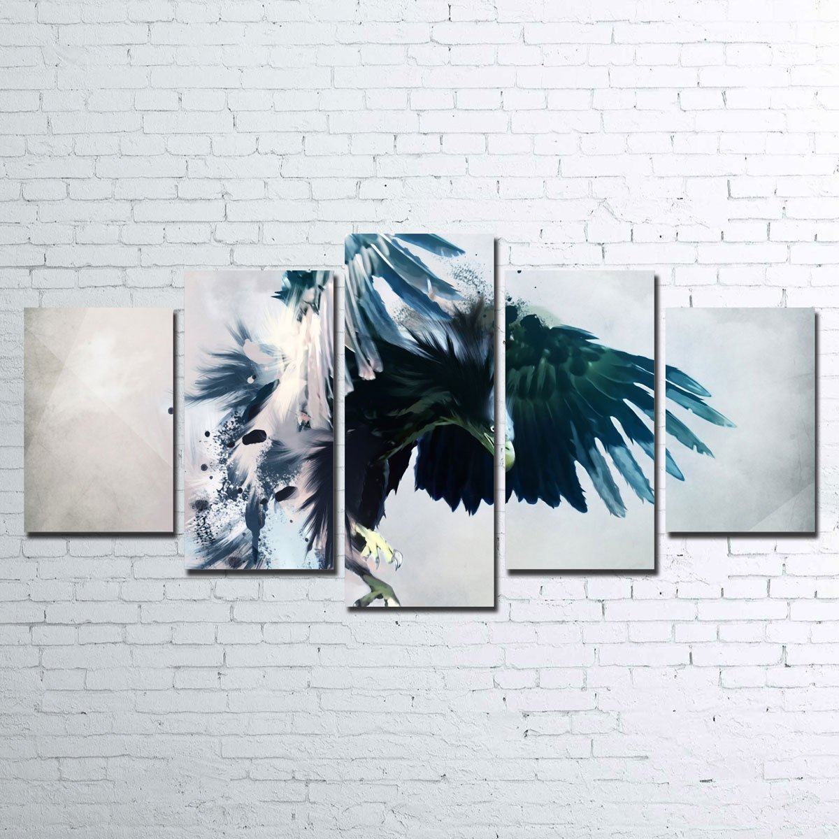 Eagle Abstract Canvas Wall Art