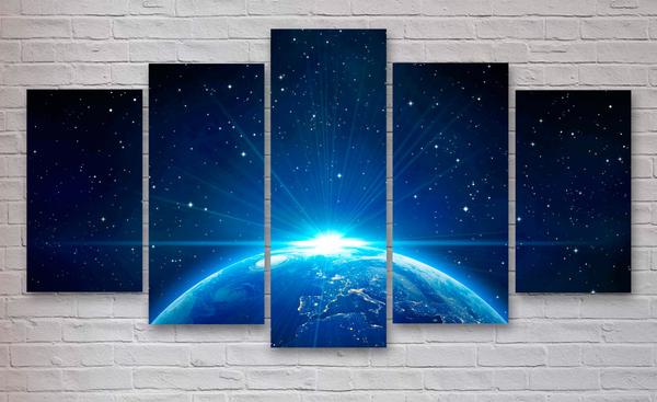 Earth From Space 1 – Space Canvas Wall Art