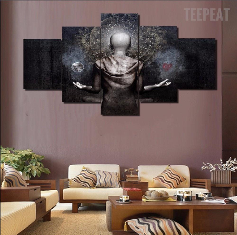Earth &Amp; Love – Abstract Canvas Wall Art