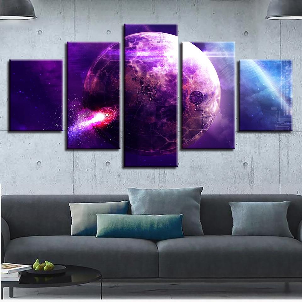 Earth Planets 01 – Space Canvas Wall Art