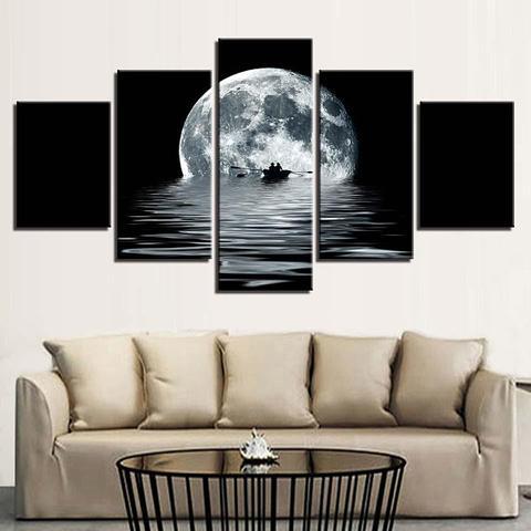 Edge Of The Moon – Nature Canvas Wall Art