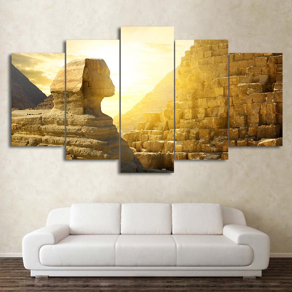 Egypt Sphinx – Pyramid Canvas Wall Art