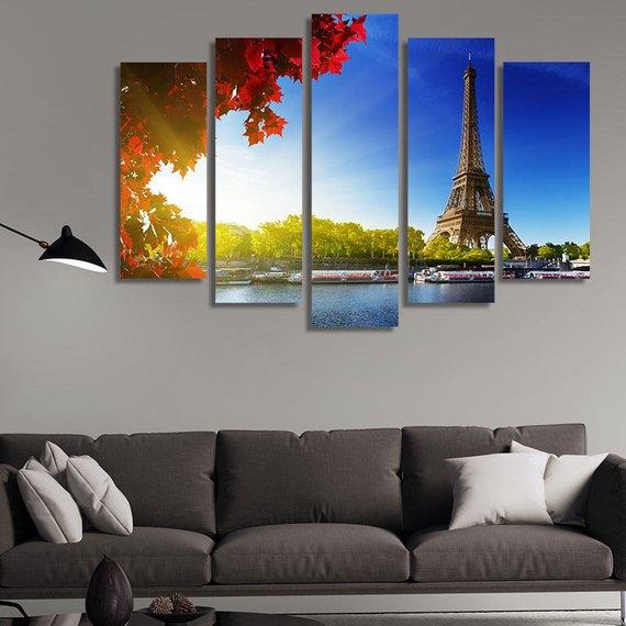 Eiffel Tower 05 – Nature Canvas Wall Art