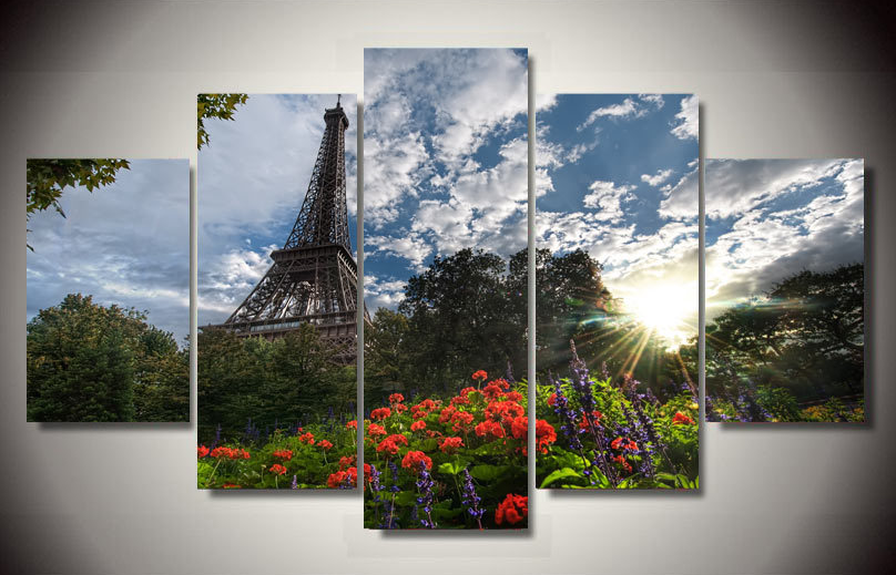 Eiffel Tower – Nature Canvas Wall Art