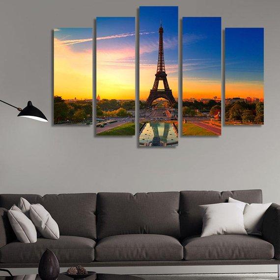 Eiffel Tower Paris 02 – Nature Canvas Wall Art