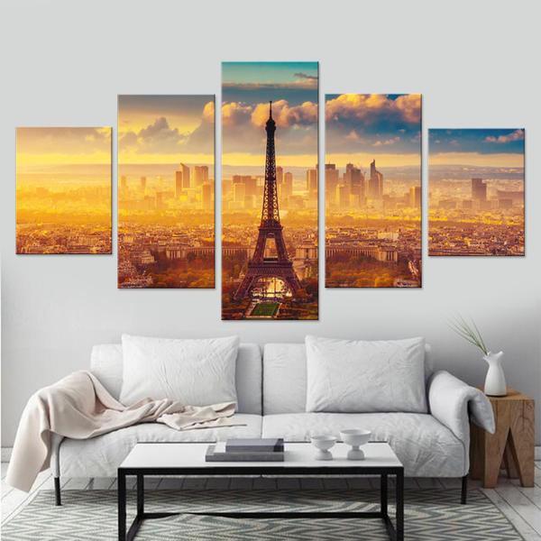 Eiffel Tower Paris France City – Nature Canvas Wall Art
