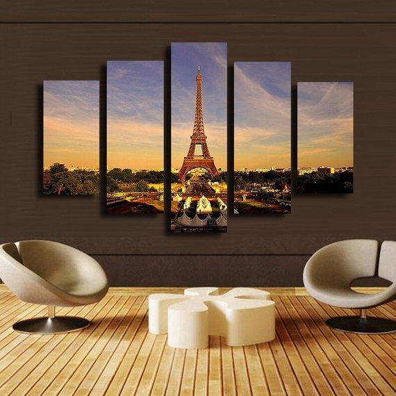 Eiffel Tower View – Nature Canvas Wall Art