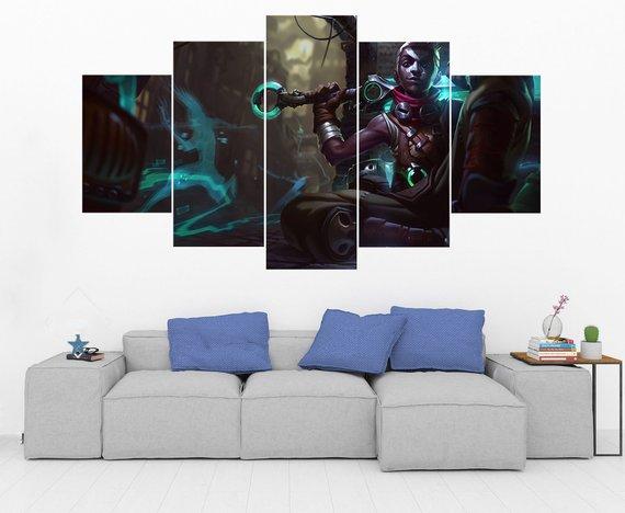 Ekko – League Of Legends – Gaming Canvas Wall Art