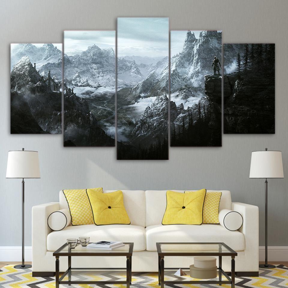 Elder Scrolls V Skyrim – Gaming Canvas Wall Art