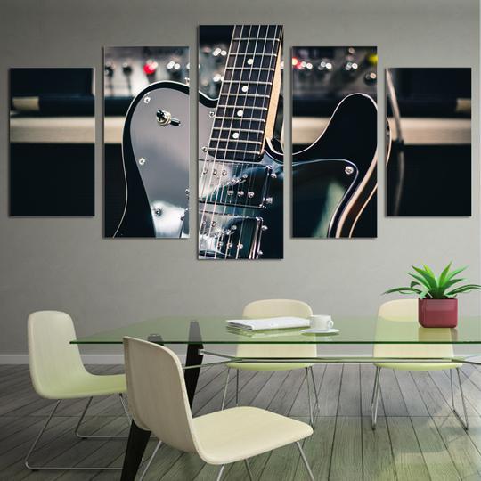Electric Guitar 4 – Music Canvas Wall Art