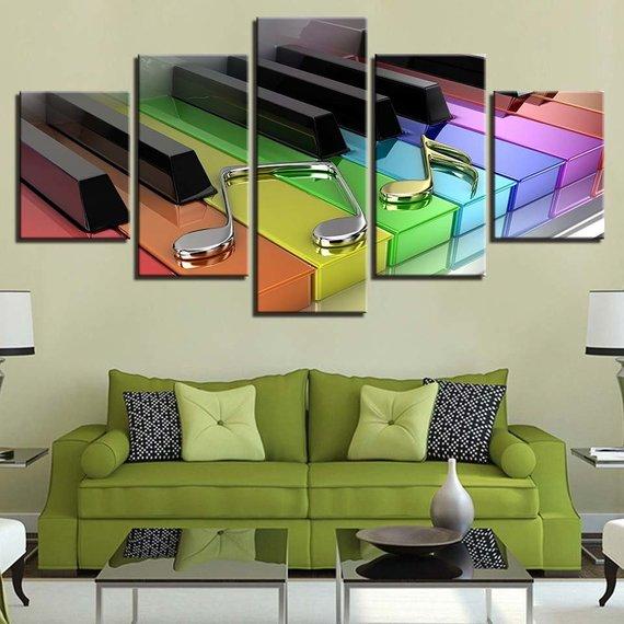 Electronic Piano 1 – Music Canvas Wall Art