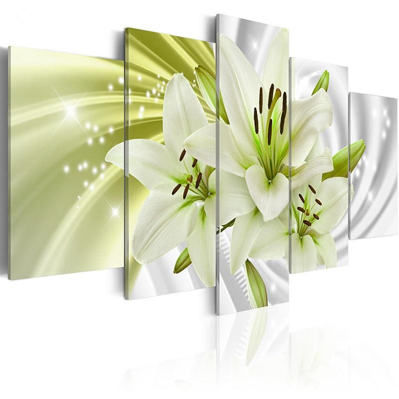 Elegant Lilies – Nature Canvas Wall Art