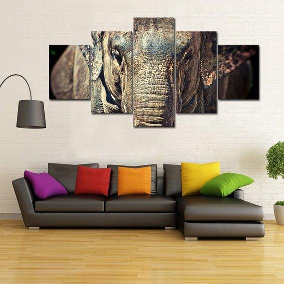 Elephant 05 – Animal Canvas Wall Art