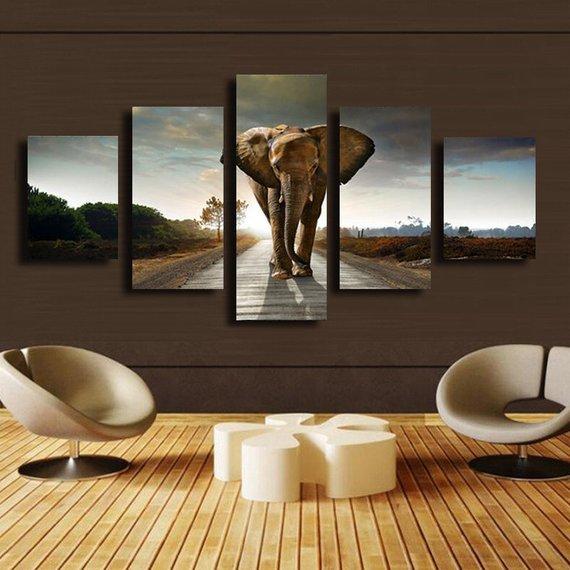 Elephant 11 – Animal Canvas Wall Art