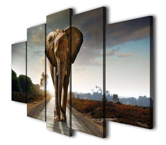 Elephant 19 – Animal Canvas Wall Art