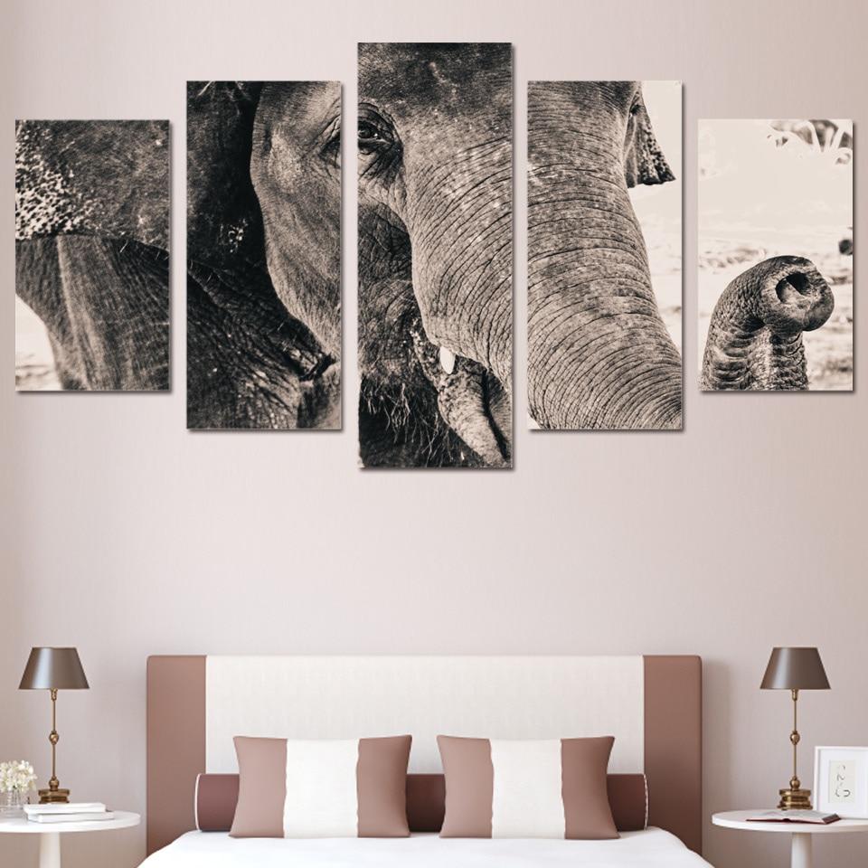 Elephant 20 – Animal Canvas Wall Art