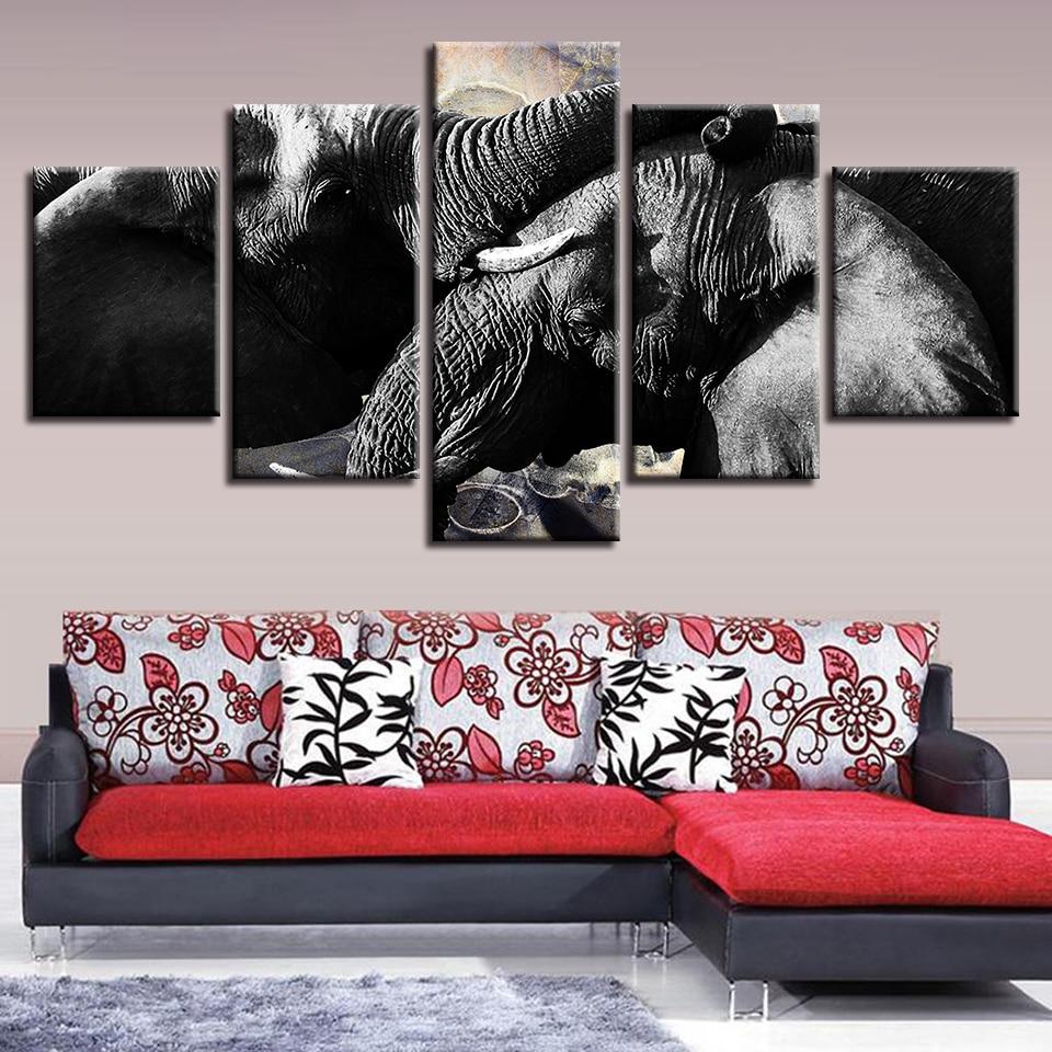 Elephant 22 – Animal Canvas Wall Art