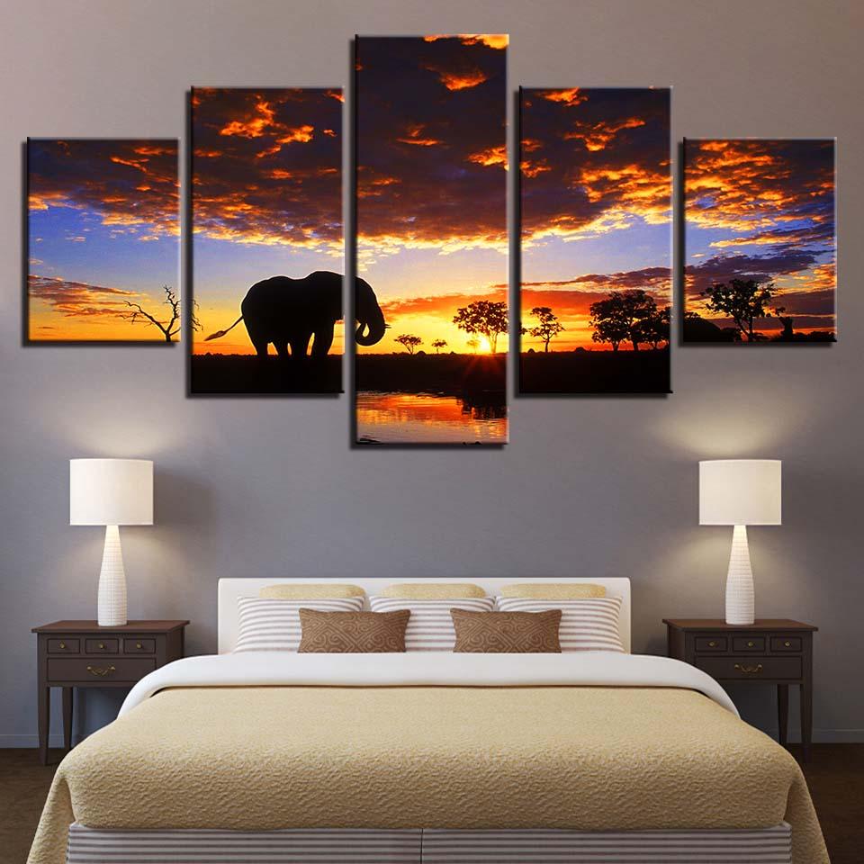 Elephant 50 – Animal Canvas Wall Art
