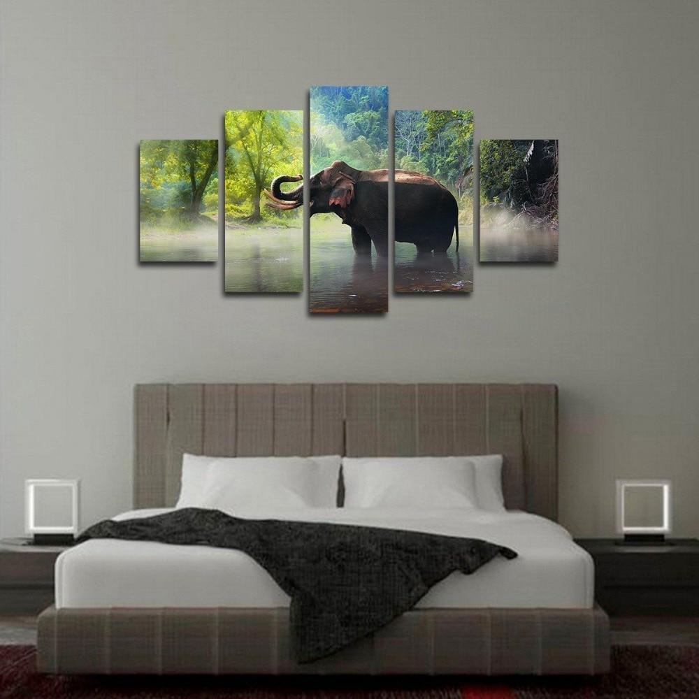 Elephant Forest – Animal Canvas Wall Art