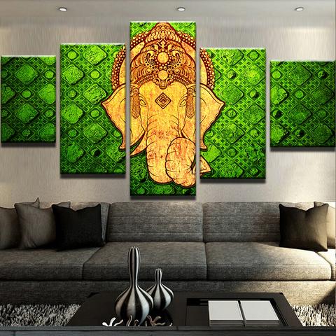 Elephant Praise – Religion Canvas Wall Art