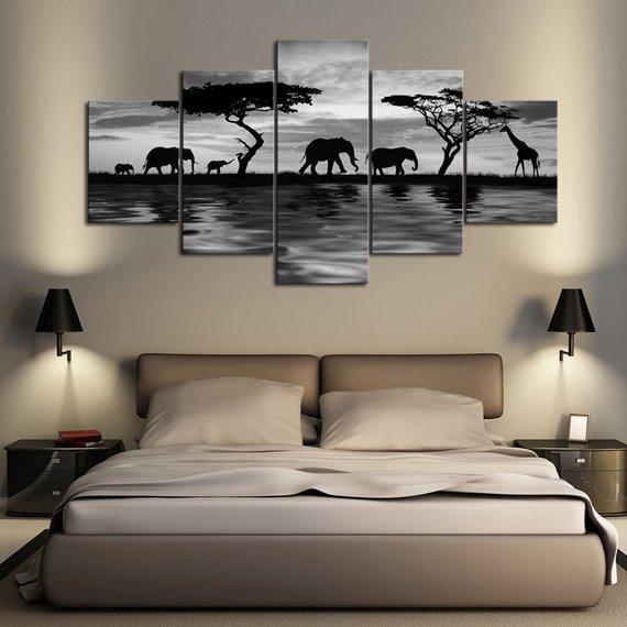 Elephant Walk – Animal Canvas Wall Art