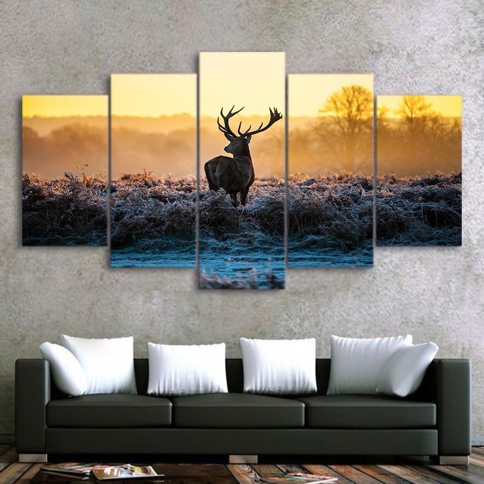 Elk – Animal Canvas Wall Art