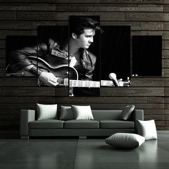 Elvis Presley Posters Rock – Famous Person Canvas Wall Art