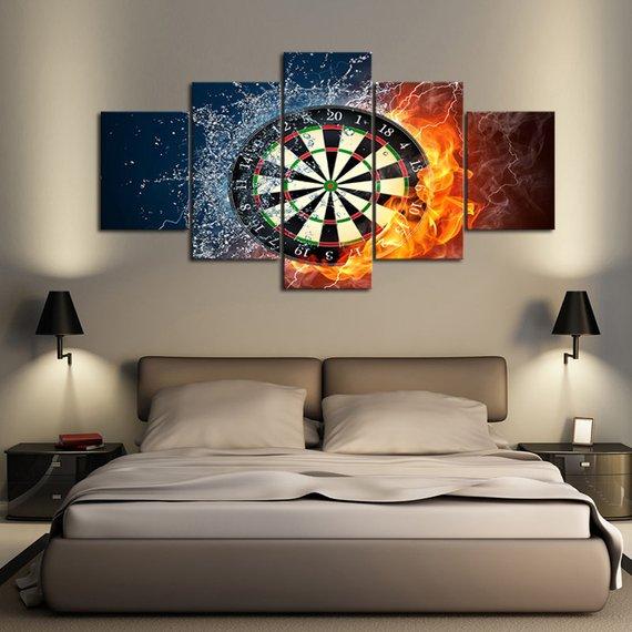 English Darts – Abstract Canvas Wall Art