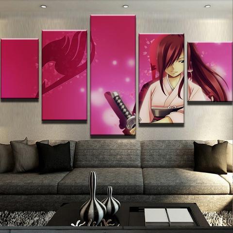Erza Fairy Tail – Anime Canvas Wall Art
