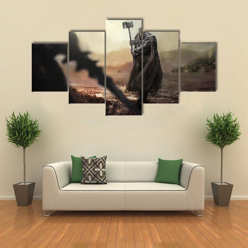 Evil Knight Versus Good Knight – Movie Canvas Wall Art