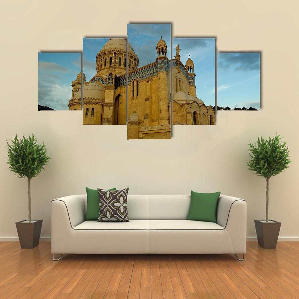 Exterior View To Cathedrale Notre Dame D’Afrique – Nature Canvas Wall Art