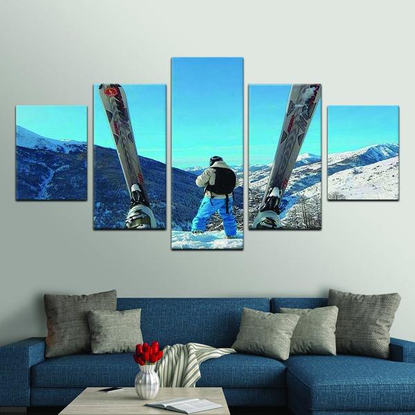 Extreme Skiing – Sport Canvas Wall Art