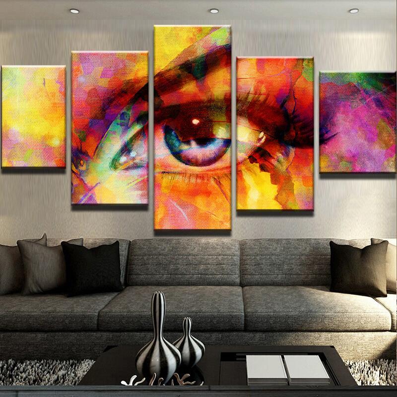 Eye – Abstract Canvas Wall Art