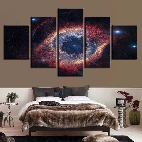 Eye Galaxy Space Galaxy – Space Canvas Wall Art