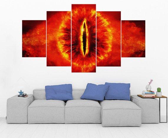Eye Of Sauron Lord Of The Rings – Movie Canvas Wall Art
