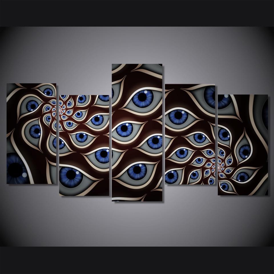 Eye Pattern – Abstract Canvas Wall Art