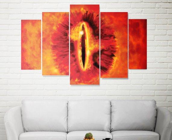 Eye The Lord Of The Rings – Movie Canvas Wall Art