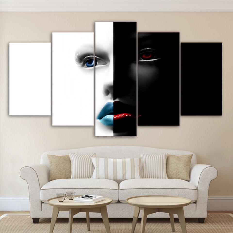 Face 01 – Abstract Canvas Wall Art